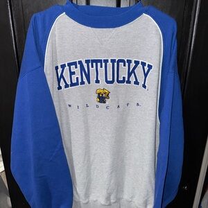 Vintage Kentucky Wildcats UK Blue and Gray Crewneck Sweatshirt